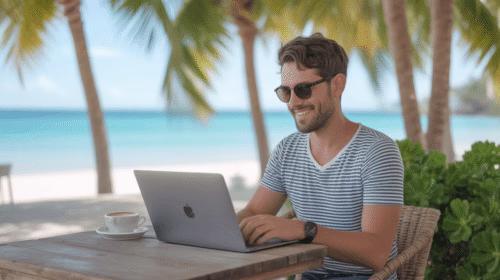 work from anywhere in the world with an online business
