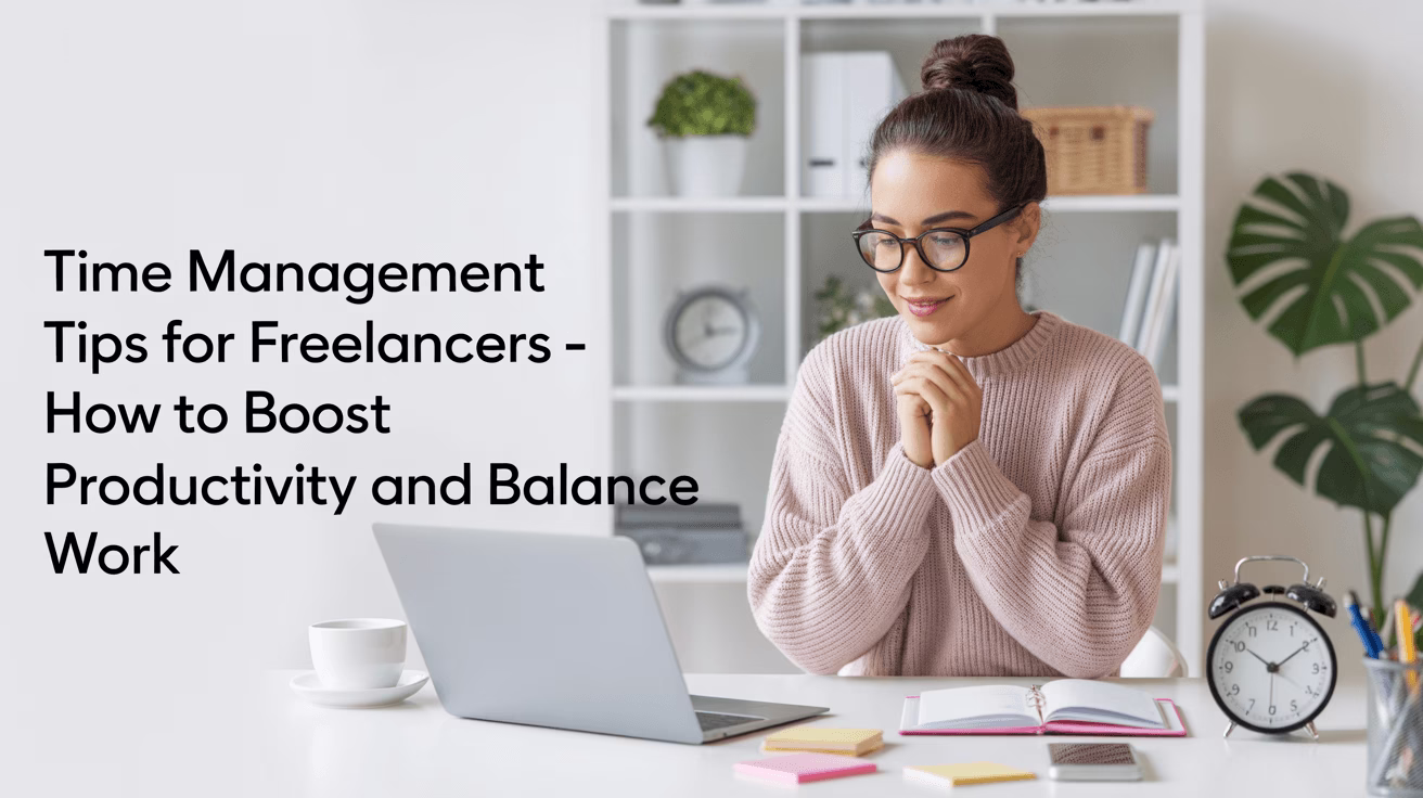 Time Management Tips for Freelancers – How to Boost Productivity and Balance Work