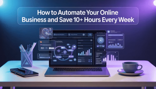 how to automate your online business and save 10+ hours every week