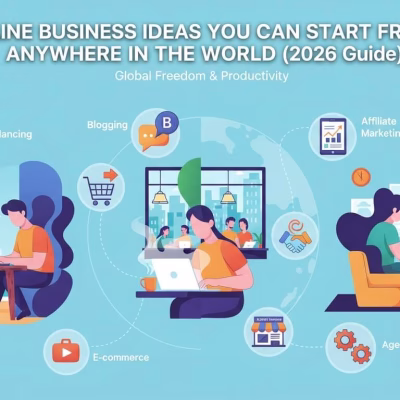 Online Business Ideas You Can Start From Anywhere in the World (2026 Guide)